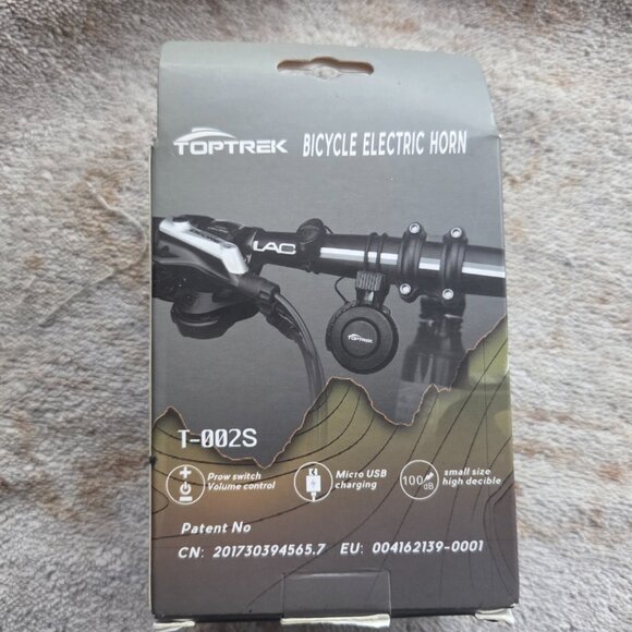 TopTrek bicycle electric horn T-002S - Picture 2 of 4